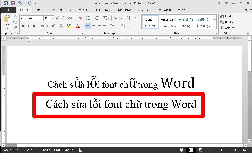 Cách sửa lỗi phông chữ trong file Word bằng bộ font Full bước 6