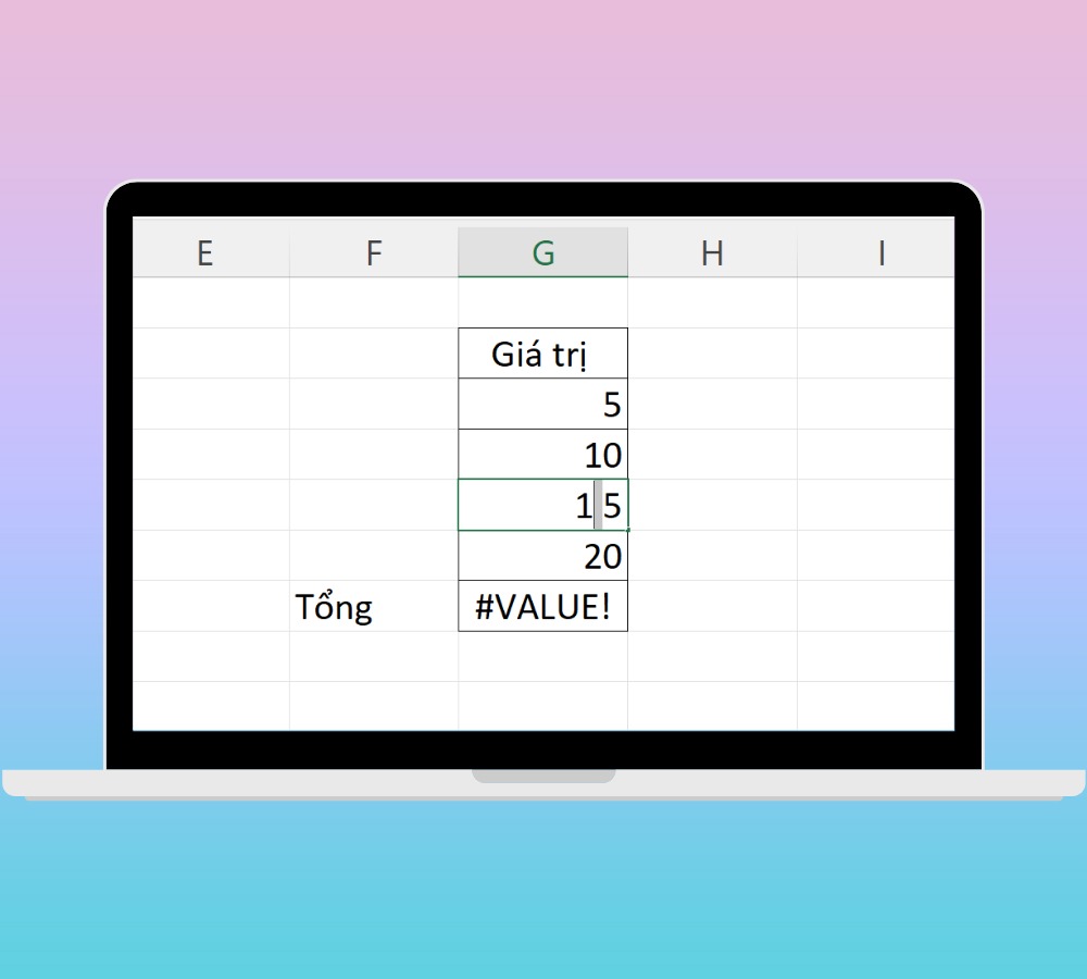 Nguyên nhân dẫn đến lỗi Value trong Excel  - Hình 1