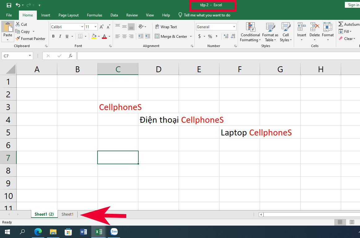 Hướng dẫn copy 1 Sheet trong Excel sang file khác - bước 4
