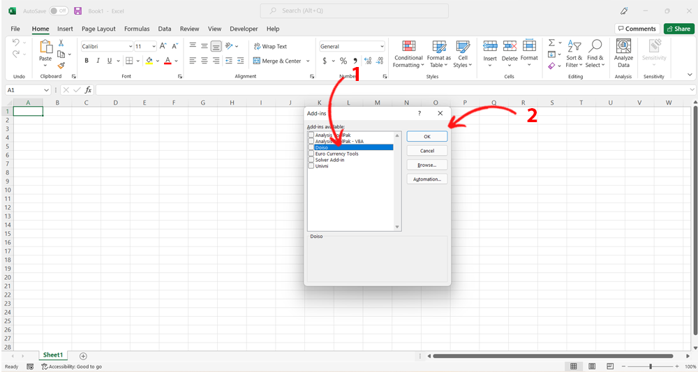 Tháo bỏ Add-Ins ra khỏi Excel - Bước 4