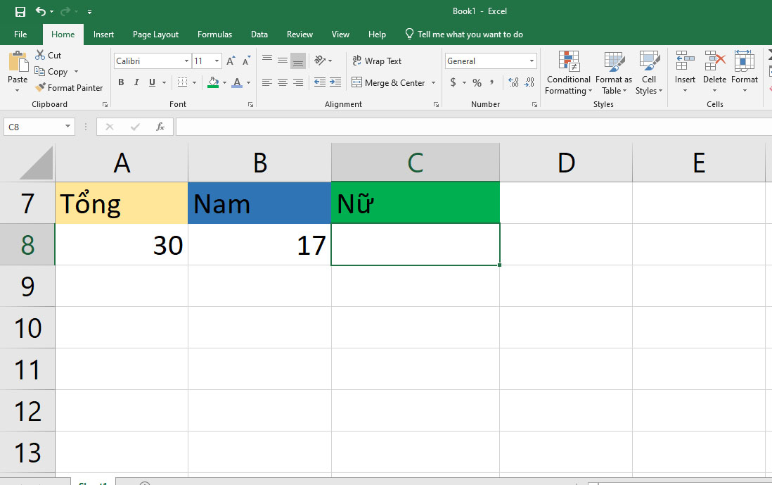 Cách sử dụng hàm trừ trong Excel
