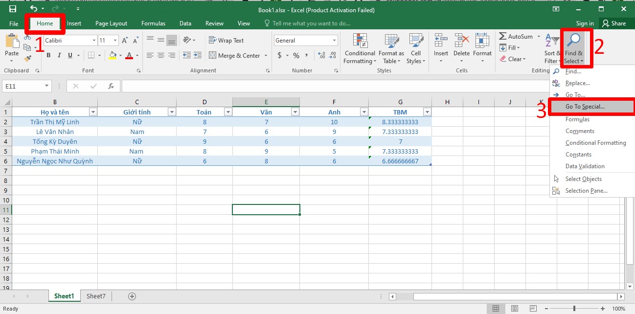 Khóa công thức Excel đơn giản và chi tiết bước 3