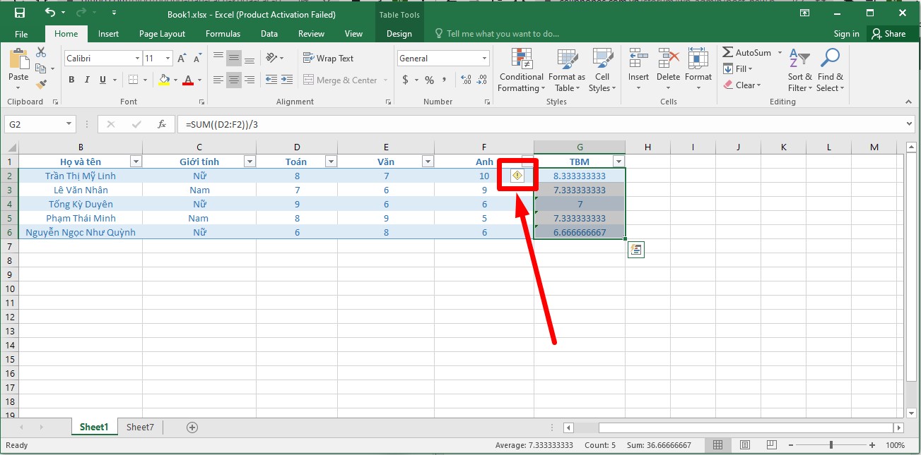 Khóa công thức Excel đơn giản và chi tiết bước 5
